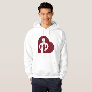 Moletom Com Capuz Hoodie dos homens (branco)