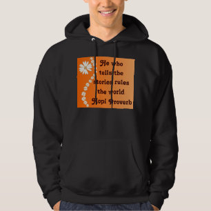 Moletom Com Capuz Hoodie dos homens do provérbio do Hopi