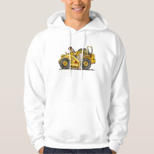 Moletom Com Capuz Hoodie dos homens do raspador do escavador