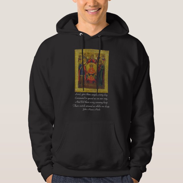 Moletom Com Capuz Hoodie dos homens dos arcanjos (Frente)
