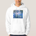 Moletom Com Capuz Hoodie dos lírios de água de Monet<br><div class="desc">Hoodie dos lírios de água de Monet. Pintura a óleo em canvas desde 1916. Monet pintou sua lagoa famosa do lírio de água obsessiva durante os anos finais de sua carreira, seleccionando a inspiração da luz do sol e seu efeito de deslocamento na água e as flores e a folha...</div>