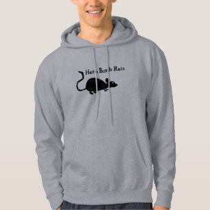 Moletom Com Capuz Hoodie dos ratos da bomba do herói