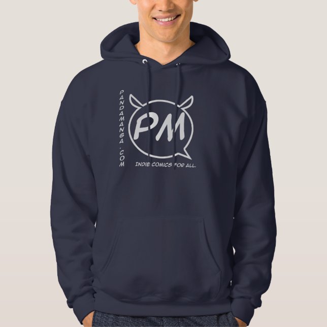 Moletom Com Capuz Hoodie escuro do PM (Frente)