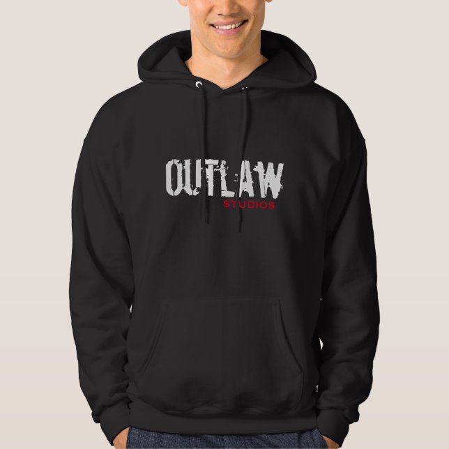 Moletom Com Capuz Hoodie foragido do logotipo dos estúdios (Frente)
