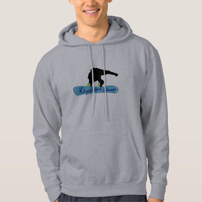 Moletom Com Capuz Hoodie Keystone Colorado Boarder (Frente)