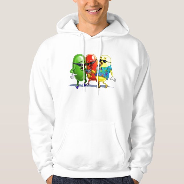 Moletom Com Capuz Hoodie legal dos feijões (Frente)