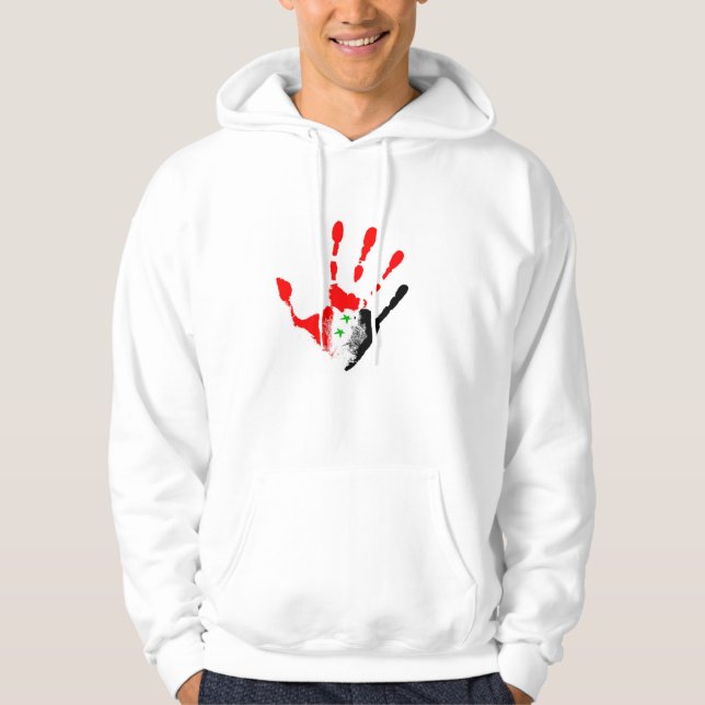 Moletom Com Capuz Hoodie livre de Syria (Frente)