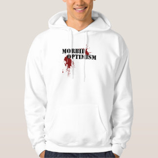 Moletom Com Capuz Hoodie mórbido do Splatter do optimismo