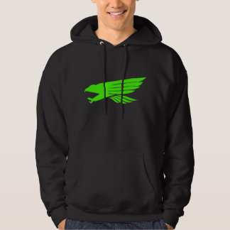 Moletom Com Capuz Hoodie preto verde do falcão