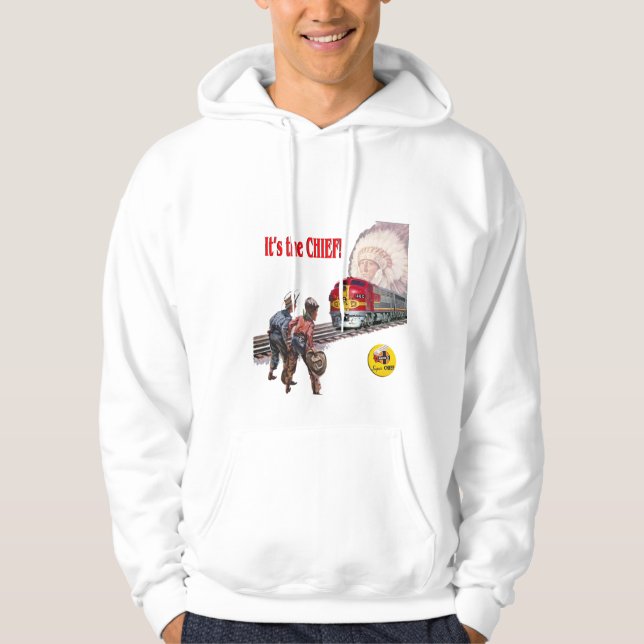 Moletom Com Capuz Hoodie principal super do trem de Santa Fé (Frente)
