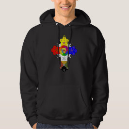 Moletom Com Capuz Hoodie transversal cor-de-rosa do Lamen dos homens