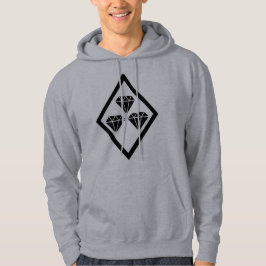 Moletom Com Capuz Hoodie triplo do diamante