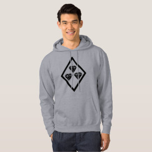 Moletom Com Capuz Hoodie triplo do diamante