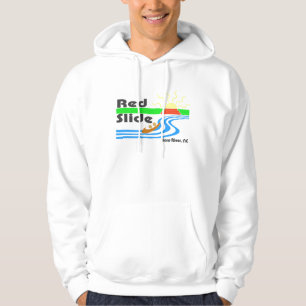 Moletom Com Capuz Hoodie vermelho da corrediça