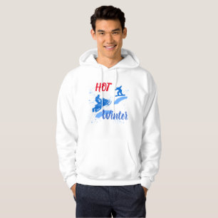 Moletom Com Capuz Hot Winter personalizável engraçado