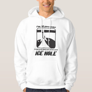 Moletom Com Capuz Humor da pesca do gelo