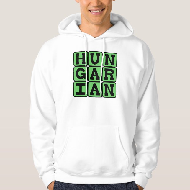 Moletom Com Capuz Húngaro, Nacionalidade (Frente)
