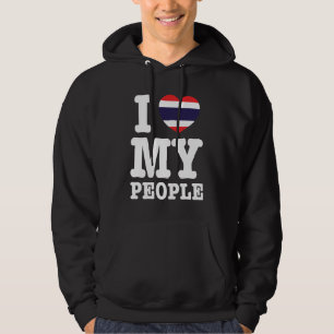 Moletom Com Capuz I Heart (Love) My Thai Pessoas