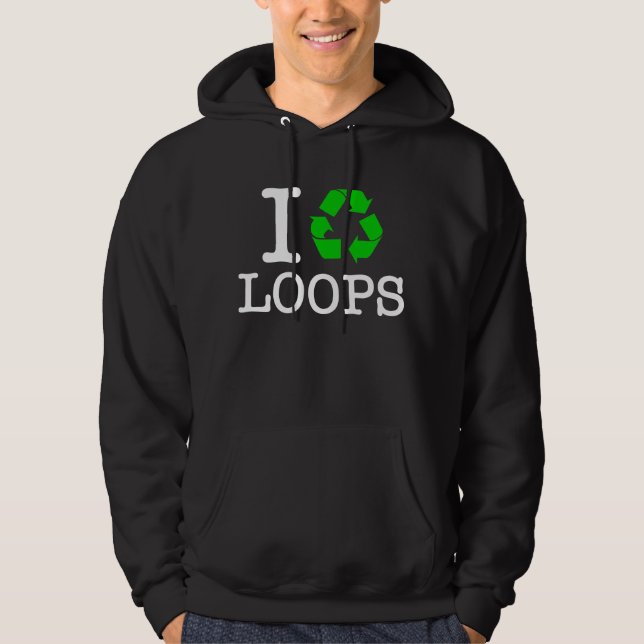 Moletom Com Capuz I Loops de Reciclar (Frente)