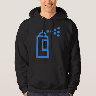 Moletom Com Capuz Ícone de Lata de Spray