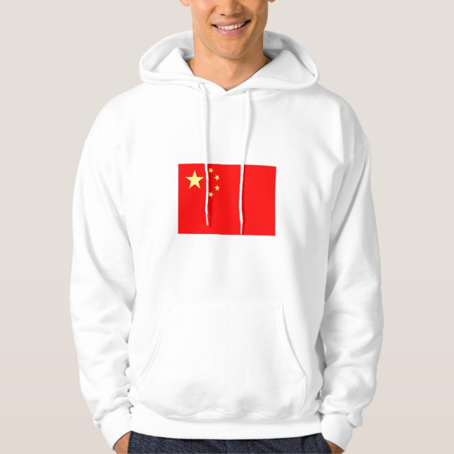 Moletom Com Capuz International da BANDEIRA de China (Frente)