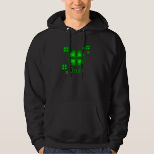 Moletom Com Capuz Irlandês, no preto