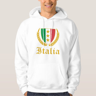 Moletom Com Capuz Italia Crest