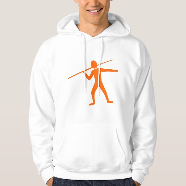 Moletom Com Capuz Javelin Trower - Laranja (Frente)