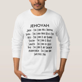 Moletom Com Capuz JEHOVAH E Seus Muitos Nomes