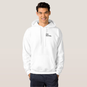 Moletom Com Capuz JESUS BRANCO TUDO Hoodie
