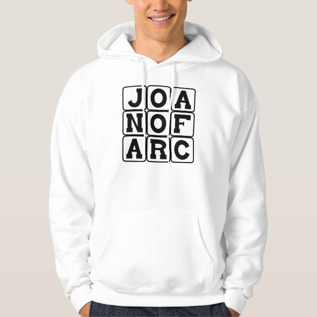Moletom Com Capuz Joana d'Arc, Santa e Mártir (Frente)