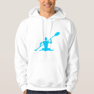 Moletom Com Capuz Kayaking - Azul-Céu
