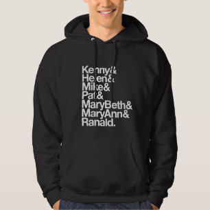 Moletom Com Capuz Kenny&Helen&Mike&Pat&MB&MA&Ranald. (Hoodie)