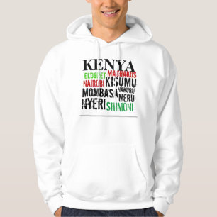 Moletom Com Capuz Kenya do costume de Africakoko '
