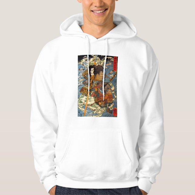 Moletom Com Capuz Kuniyoshi Samurai Hoodie (Frente)