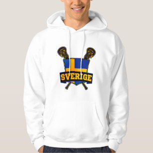 Moletom Com Capuz Lacrosse da suecia de Sverige