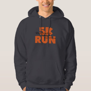 Moletom Com Capuz laranja funcionada 5K