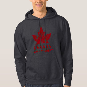 Moletom Com Capuz Legal Canadá Hoodie Retro Não Me Sinto Muito Can