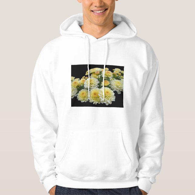 Moletom Com Capuz Lemon Meringue Chrysanthemums (Frente)
