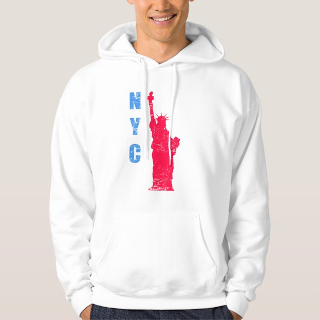 Moletom Com Capuz Liberdade de NY (Frente)