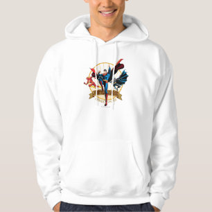 Moletom Com Capuz Liga da Justiça Heroes United