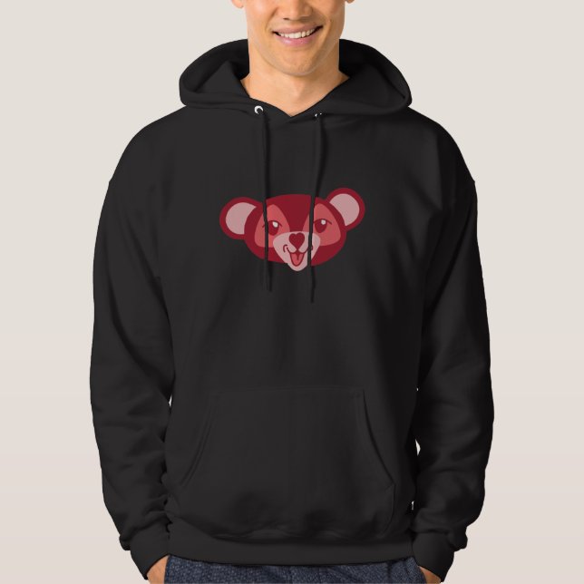 Moletom Com Capuz Liittle feliz LoverBear (Frente)