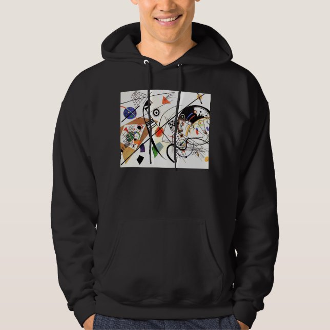 Moletom Com Capuz Linha Hoodie de Kandinsky Tranverse (Frente)