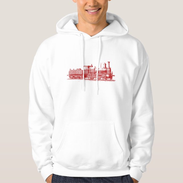 Moletom Com Capuz Locomotive - Ruby Red (Frente)