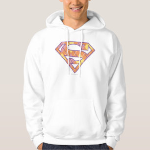 Moletom Com Capuz Logotipo da Supergirl Argyle