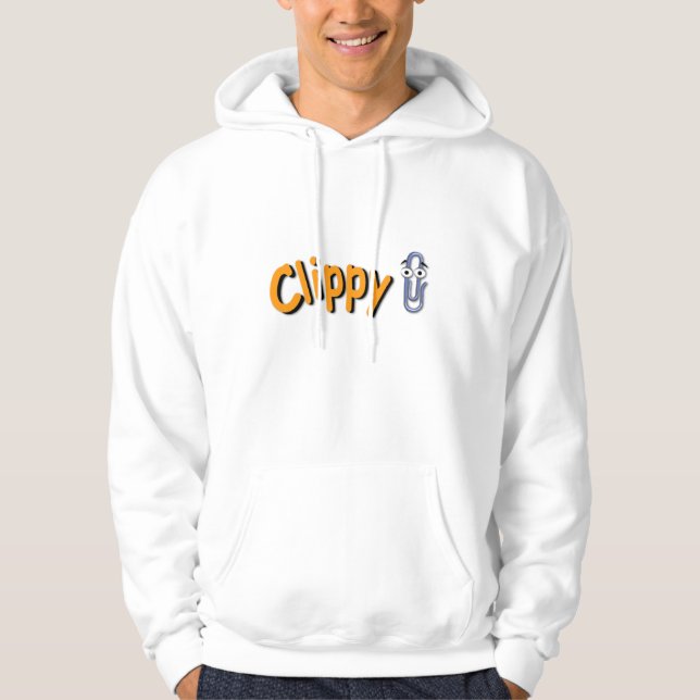 Moletom Com Capuz Logotipo de Clippy - Hoodie (Frente)