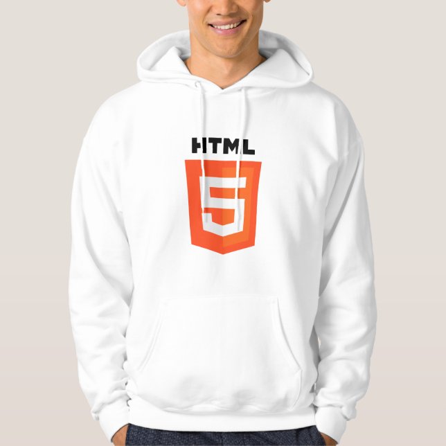 Moletom Com Capuz Logotipo de HTML5 CSS3 hoody (Frente)
