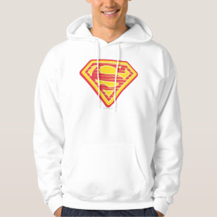 Moletom Com Capuz Logotipo de Supergirl Far-Out
