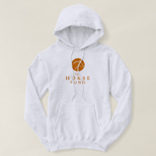 Moletom Com Capuz Logotipo do fundo do cavalo