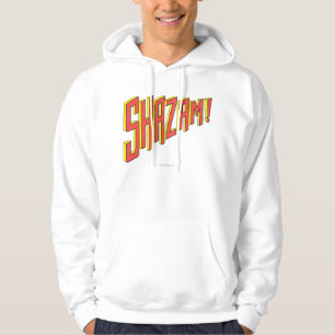 Moletom Com Capuz Logotipo do Shazam Vermelho/Amarelo